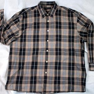 Damante Long Sleeve Button Front Shirt Size XL‎